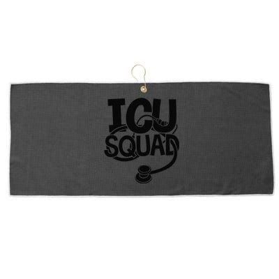 Trauma Nurse Squad Intensive Emergency Critical Care Nurse Large Microfiber Waffle Golf Towel