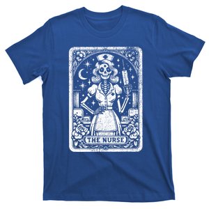 The Nurse Skeleton Tarot Card Funny Nursing Nurse Rn Lpn Np Gift T-Shirt