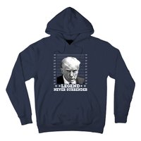 Trump Never Surrender Donald Trump Mugshot Trump 2024 Hoodie