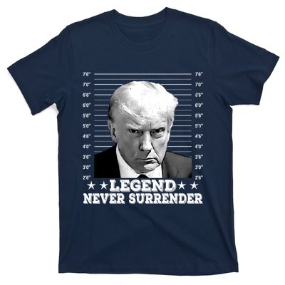 Trump Never Surrender Donald Trump Mugshot Trump 2024 T-Shirt