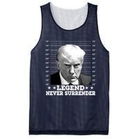 Trump Never Surrender Donald Trump Mugshot Trump 2024 Mesh Reversible Basketball Jersey Tank