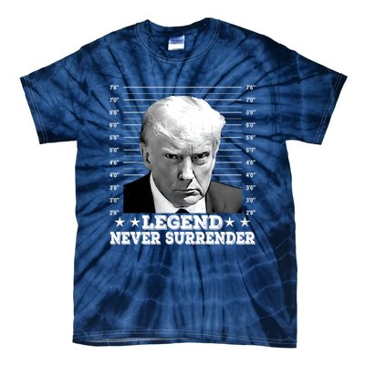 Trump Never Surrender Donald Trump Mugshot Trump 2024 Tie-Dye T-Shirt