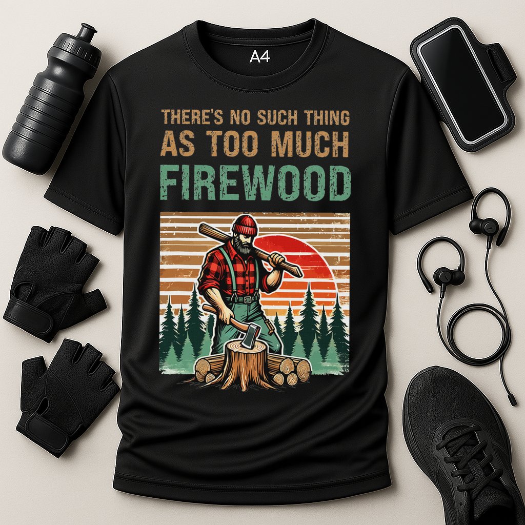 ThereS No Such Thing As Too Much Firewood Woodworking. Performance Shirt