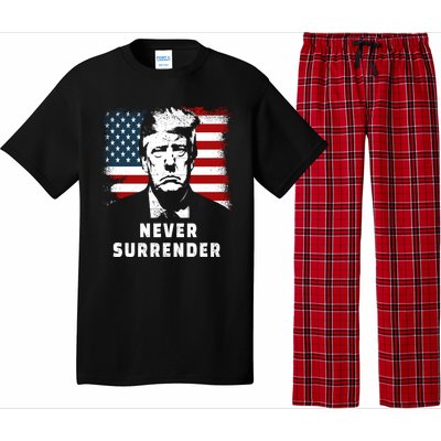 Trump Never Surrender Pajama Set