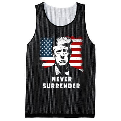 Trump Never Surrender Mesh Reversible Basketball Jersey Tank