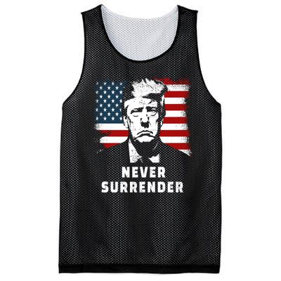 Trump Never Surrender Mesh Reversible Basketball Jersey Tank