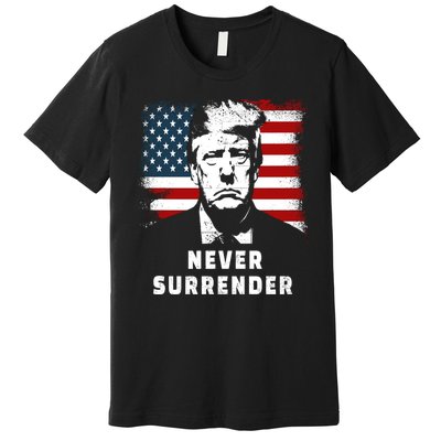 Trump Never Surrender Premium T-Shirt