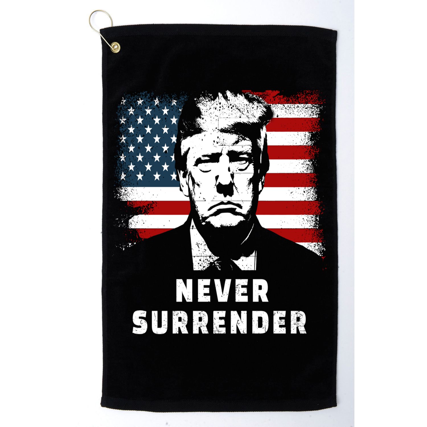 Trump Never Surrender Golf Towel