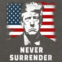 Trump Never Surrender Cotton Canvas Backpack