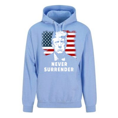 Trump Never Surrender Unisex Surf Hoodie