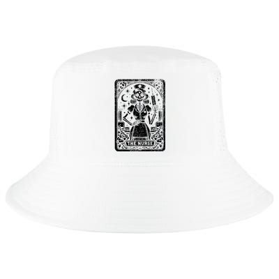 The Nurse Skeleton Tarot Card Funny Nursing Nurse Rn Lpn Np Cool Comfort Performance Bucket Hat