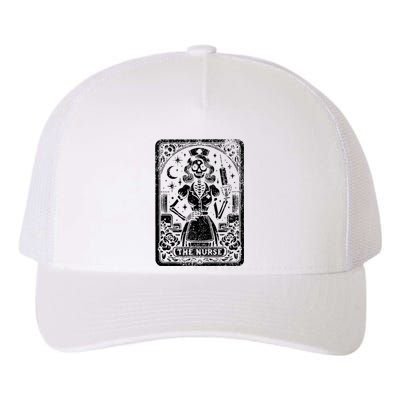 The Nurse Skeleton Tarot Card Funny Nursing Nurse Rn Lpn Np Yupoong Adult 5-Panel Trucker Hat