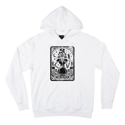 The Nurse Skeleton Tarot Card Funny Nursing Nurse Rn Lpn Np Hoodie