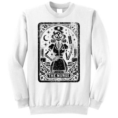 The Nurse Skeleton Tarot Card Funny Nursing Nurse Rn Lpn Np Sweatshirt