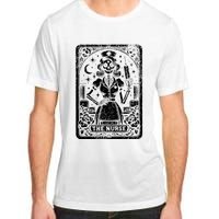 The Nurse Skeleton Tarot Card Funny Nursing Nurse Rn Lpn Np Adult ChromaSoft Performance T-Shirt