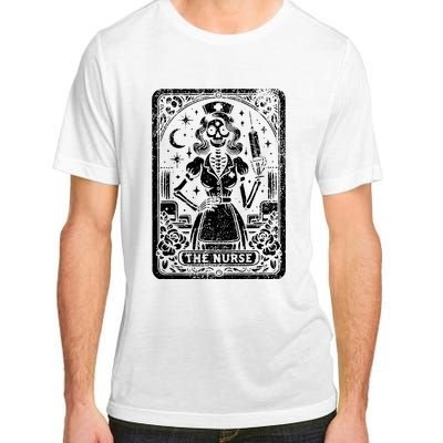 The Nurse Skeleton Tarot Card Funny Nursing Nurse Rn Lpn Np Adult ChromaSoft Performance T-Shirt