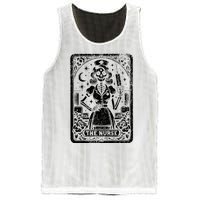 The Nurse Skeleton Tarot Card Funny Nursing Nurse Rn Lpn Np Mesh Reversible Basketball Jersey Tank