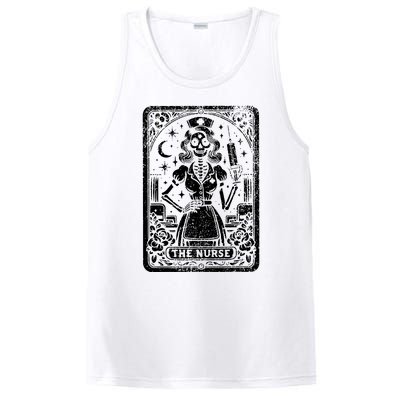 The Nurse Skeleton Tarot Card Funny Nursing Nurse Rn Lpn Np PosiCharge Competitor Tank