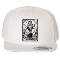 The Nurse Skeleton Tarot Card Funny Nursing Nurse Rn Lpn Np Wool Snapback Cap