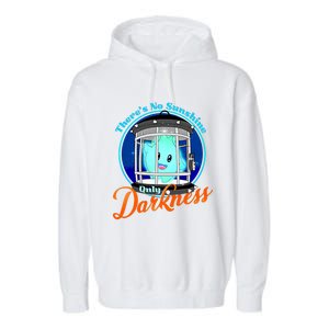 Theres No Sunshine Only Darkness Lumalee Luma Star Gamer Garment-Dyed Fleece Hoodie