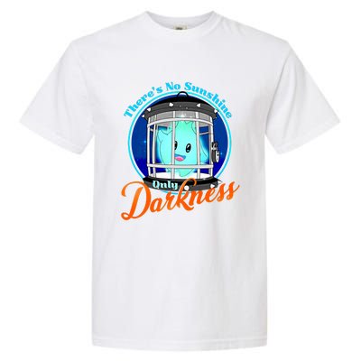 Theres No Sunshine Only Darkness Lumalee Luma Star Gamer Garment-Dyed Heavyweight T-Shirt