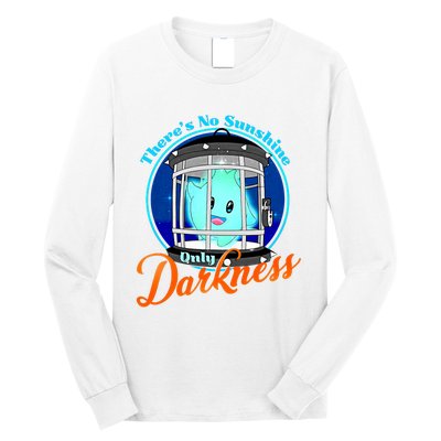 Theres No Sunshine Only Darkness Lumalee Luma Star Gamer Long Sleeve Shirt