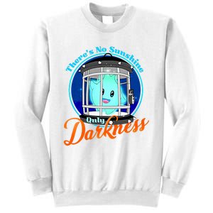 Theres No Sunshine Only Darkness Lumalee Luma Star Gamer Sweatshirt