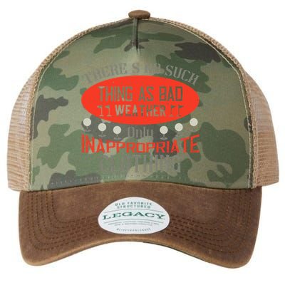 There’s No Such Thing As Bad Weather, Only Inappropriate Clothing Legacy Tie Dye Trucker Hat