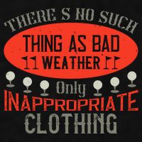 There’s No Such Thing As Bad Weather, Only Inappropriate Clothing Ladies PosiCharge Tri-Blend Wicking Tank