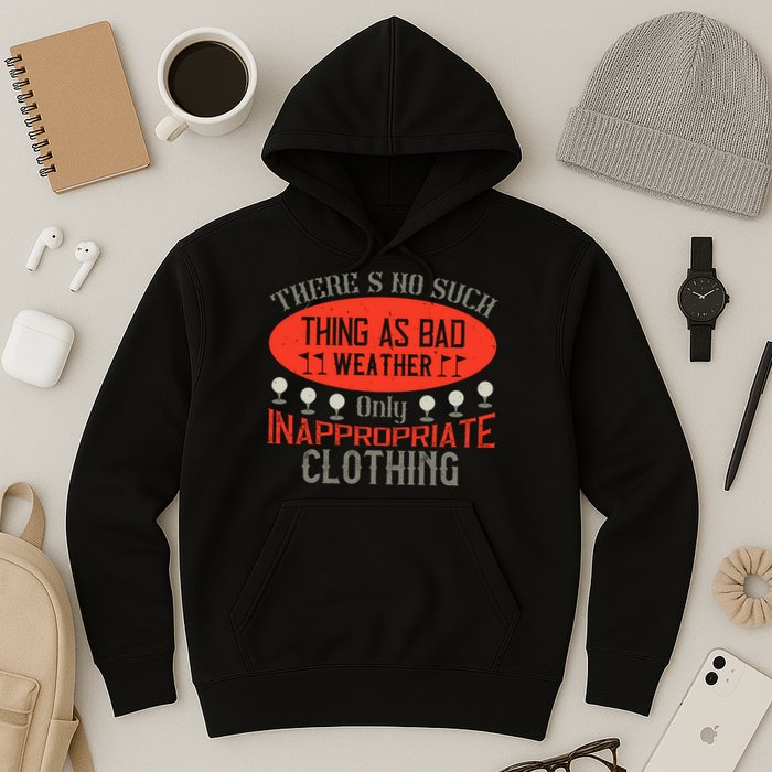 There’s No Such Thing As Bad Weather, Only Inappropriate Clothing Hoodie