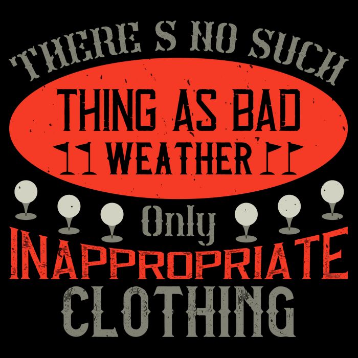 There’s No Such Thing As Bad Weather, Only Inappropriate Clothing Bucket Hat