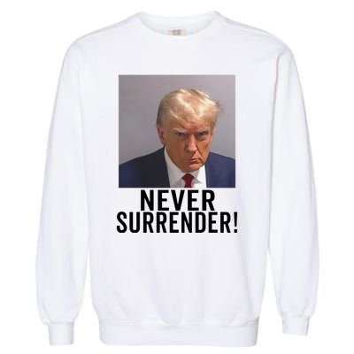 Trump Never Surrender Garment-Dyed Sweatshirt