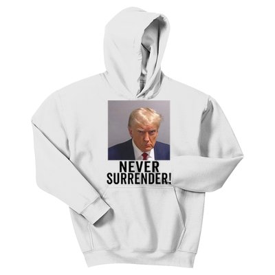 Trump Never Surrender Kids Hoodie