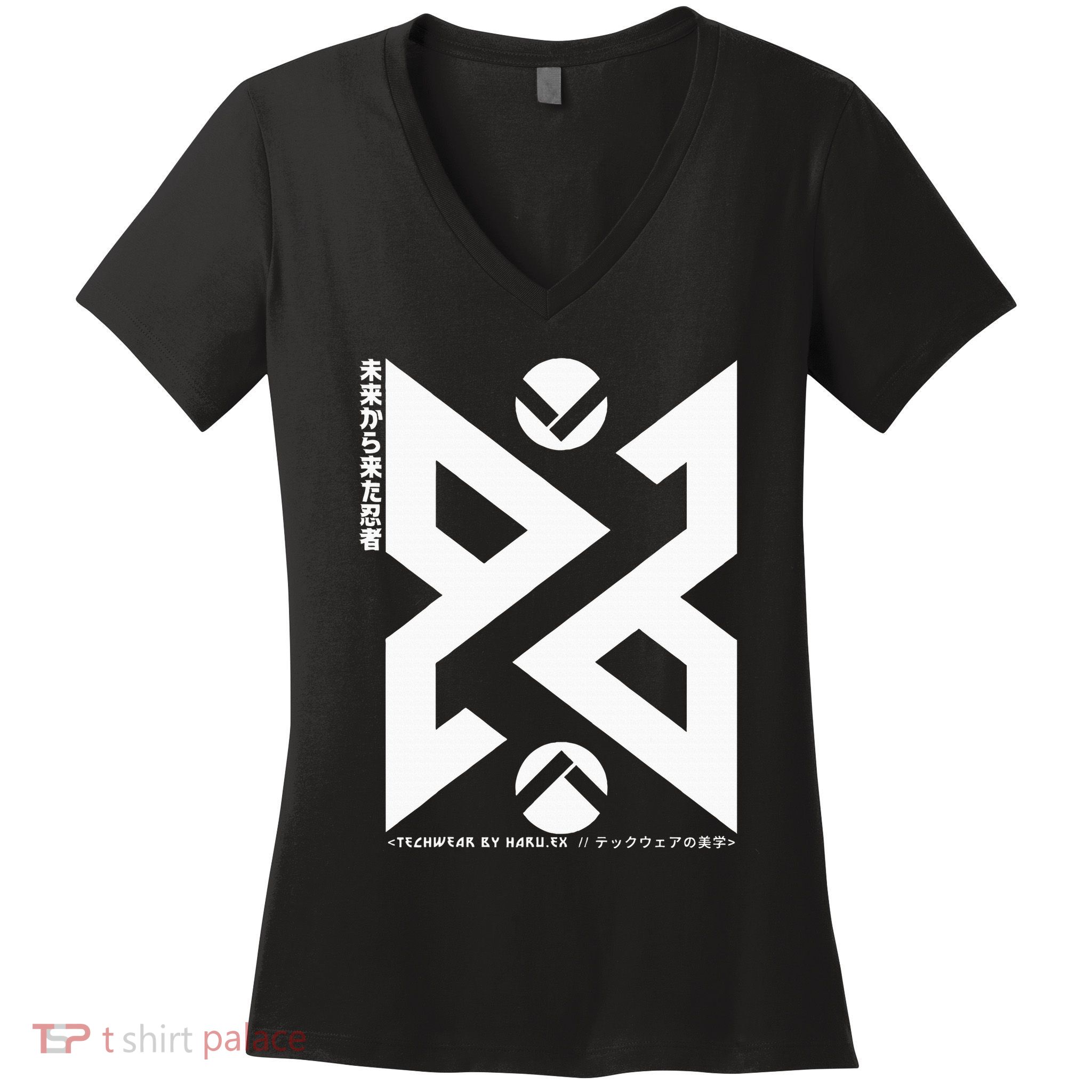 Techwear Ninja Streetwear Techwear Streetwear Techwear Women's V-Neck T-Shirt