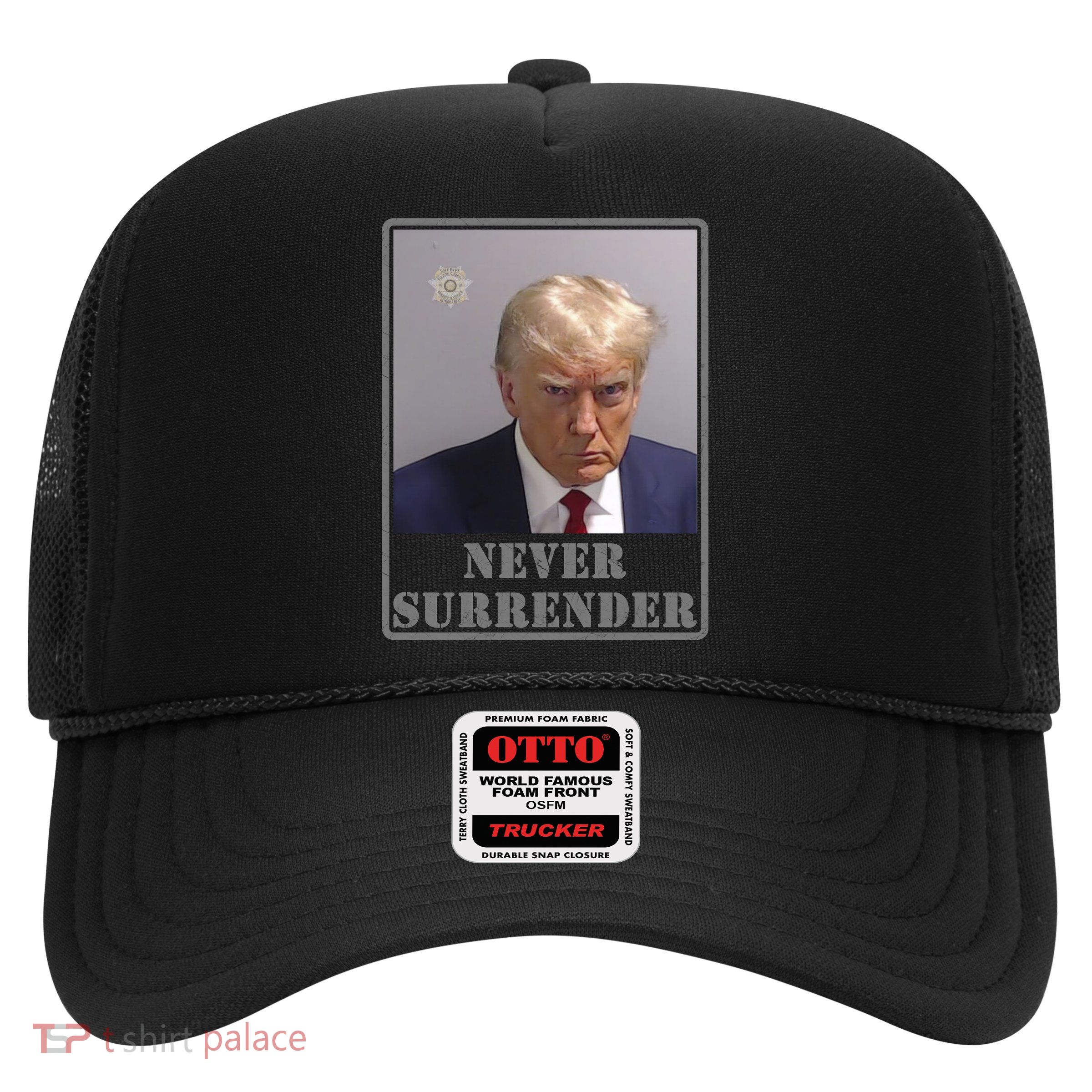 Trump Never Surrender 2024 Trucker Hat