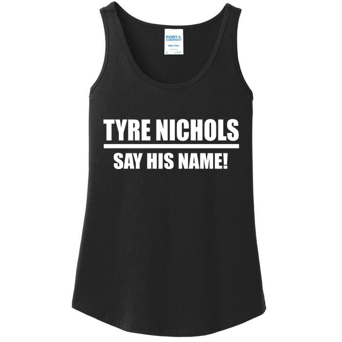 Tyre Nichols Say His Name! Ladies Essential Tank