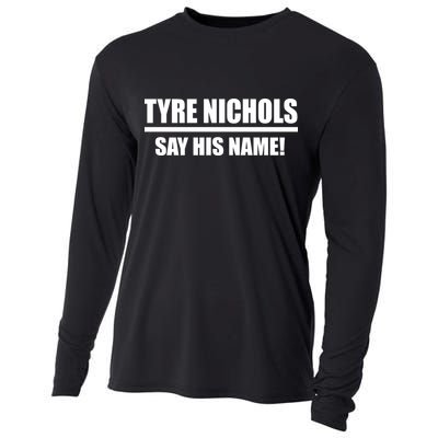 Tyre Nichols Say His Name! Cooling Performance Long Sleeve Crew