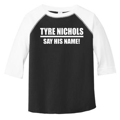 Tyre Nichols Say His Name! Toddler Fine Jersey T-Shirt