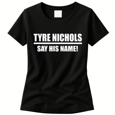 Tyre Nichols Say His Name! Womens T-Shirt