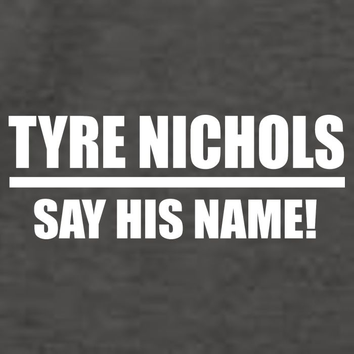 Tyre Nichols Say His Name! Vector Backpack