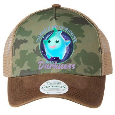 Theres No Sunshine Only Darkness Shiny Legacy Tie Dye Trucker Hat