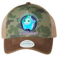 Theres No Sunshine Only Darkness Shiny Legacy Tie Dye Trucker Hat