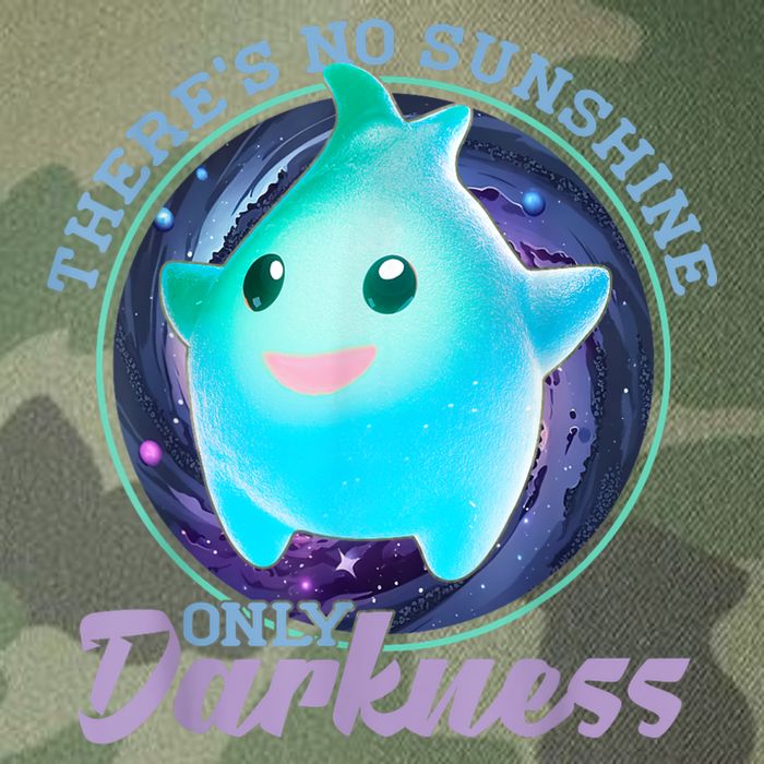 Theres No Sunshine Only Darkness Shiny Legacy Tie Dye Trucker Hat