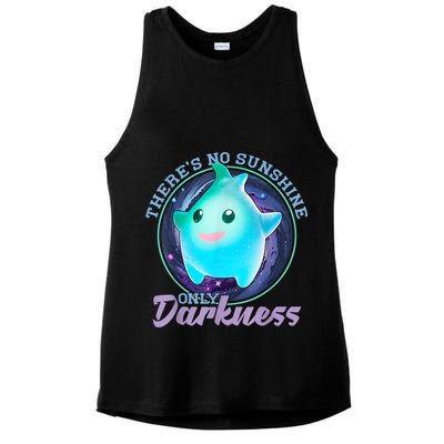 Theres No Sunshine Only Darkness Shiny Ladies PosiCharge Tri-Blend Wicking Tank