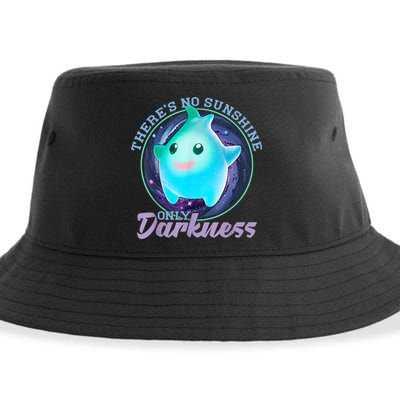 Theres No Sunshine Only Darkness Shiny Sustainable Bucket Hat