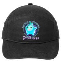 Theres No Sunshine Only Darkness Shiny 7-Panel Snapback Hat