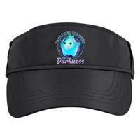 Theres No Sunshine Only Darkness Shiny Adult Drive Performance Visor