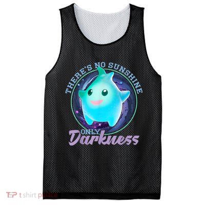 Theres No Sunshine Only Darkness Shiny Mesh Reversible Basketball Jersey Tank