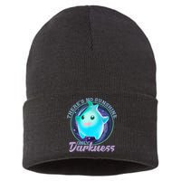 Theres No Sunshine Only Darkness Shiny Sustainable Knit Beanie