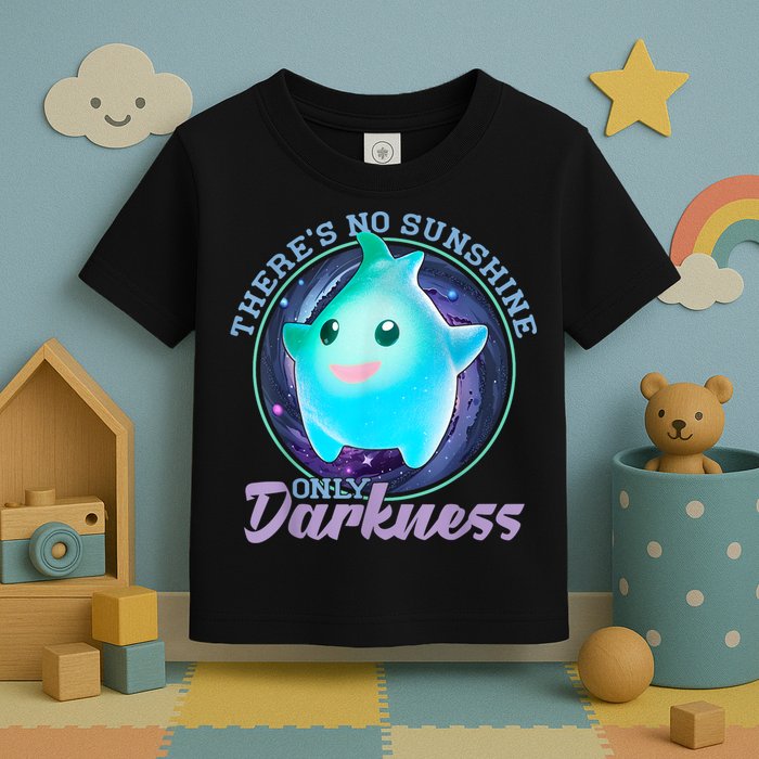 Theres No Sunshine Only Darkness Shiny Toddler T-Shirt